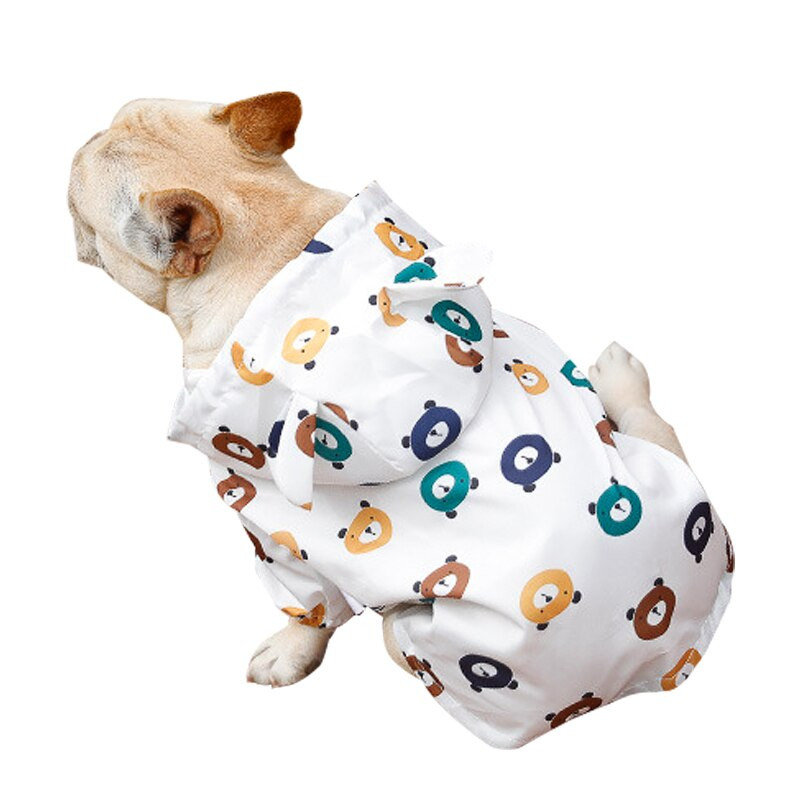 Mopso šuns lietpaltis Prancūzų buldogas Drabužiai nuo lietaus Striukė Šnauceris Pudelis Pet Neperšlampami Drabužiai Apranga Prancūzų šunų kostiumai Drabužiai