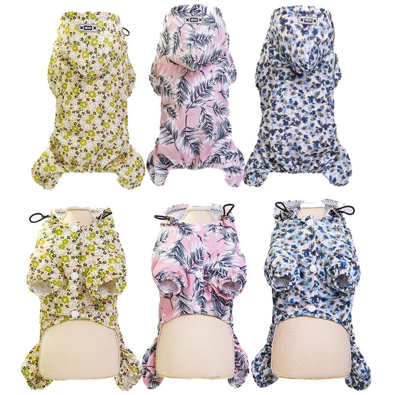 pawstrip S-XXL Дъждобран за домашни кучета Водоустойчиво палто за кучета Чихуахуа Пудел Облекла за кученца Дрехи за малки кучета/Дъждобран