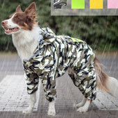 Pelernă de ploaie pentru câini Salopetă de ploaie pentru câini Manta pentru animale de companie Labrador Jachetă Golden Retriever impermeabilă