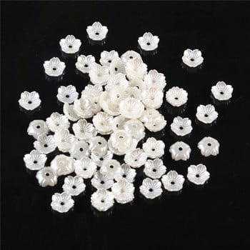 ABS Imitation Pearl Beaded Flower Half-round Beads Mix Flowers Hearts Bead DIY Αξεσουάρ ρούχων Κοσμήματα Χειροποίητα χειροτεχνήματα