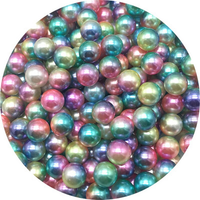 4/6/8/10mm Mărgele distanțiere acrilice fără găuri Perle imitații Mărgele rotunde libere pentru realizarea de bijuterii DIY perle de îmbrăcăminte Mărgele