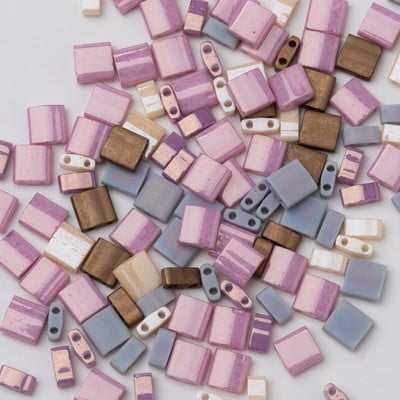 Taidian Miyuki Tila karoliukai japoniški stiklo karoliukai įvairių spalvų Bohostyle papuošalai trijų modelių, sumaišytų kartu, paieška 5 gramai