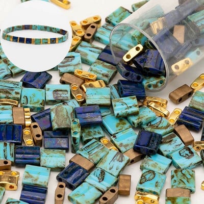 Taidian Miyuki Tila karoliukai japoniški stiklo karoliukai įvairių spalvų Bohostyle papuošalai trijų modelių, sumaišytų kartu, paieška 5 gramai