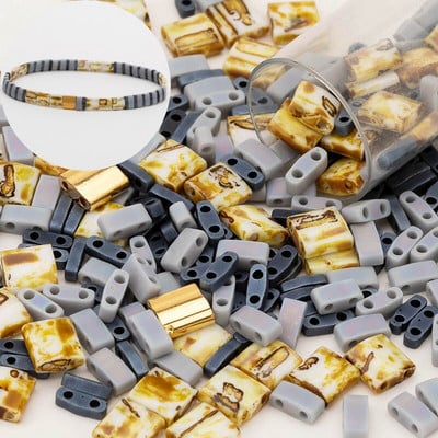 Taidian Miyuki Tila karoliukai japoniški stiklo karoliukai įvairių spalvų Bohostyle papuošalai trijų modelių, sumaišytų kartu, paieška 5 gramai