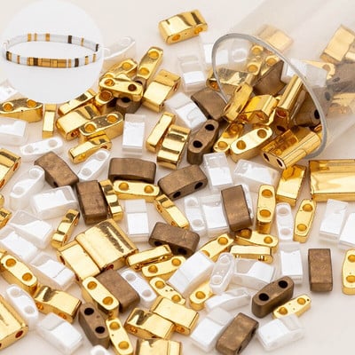 Taidian Miyuki Tila karoliukai japoniški stiklo karoliukai įvairių spalvų Bohostyle papuošalai trijų modelių, sumaišytų kartu, paieška 5 gramai