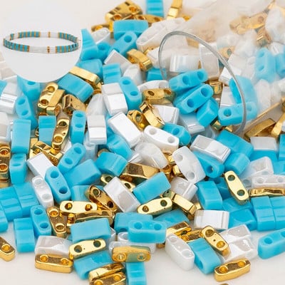 Taidian Miyuki Tila karoliukai japoniški stiklo karoliukai įvairių spalvų Bohostyle papuošalai trijų modelių, sumaišytų kartu, paieška 5 gramai