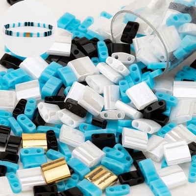 Taidian Miyuki Tila karoliukai japoniški stiklo karoliukai įvairių spalvų Bohostyle papuošalai trijų modelių, sumaišytų kartu, paieška 5 gramai