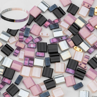 Taidian Miyuki Tila karoliukai japoniški stiklo karoliukai įvairių spalvų Bohostyle papuošalai trijų modelių, sumaišytų kartu, paieška 5 gramai