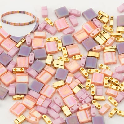 Taidian Miyuki Tila karoliukai japoniški stiklo karoliukai įvairių spalvų Bohostyle papuošalai trijų modelių, sumaišytų kartu, paieška 5 gramai