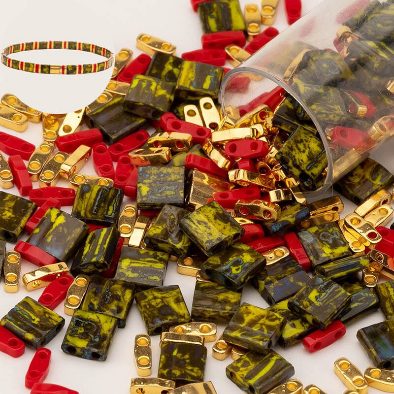 Taidian Miyuki Tila karoliukai japoniški stiklo karoliukai įvairių spalvų Bohostyle papuošalai trijų modelių, sumaišytų kartu, paieška 5 gramai