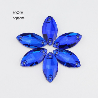 Minden méret Üvegkristály strasszra varrt lapos hátú formák színes lószem Varrható strassz ruhákhoz Esküvői ruha