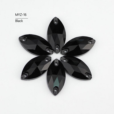 Minden méret Üvegkristály strasszra varrt lapos hátú formák színes lószem Varrható strassz ruhákhoz Esküvői ruha