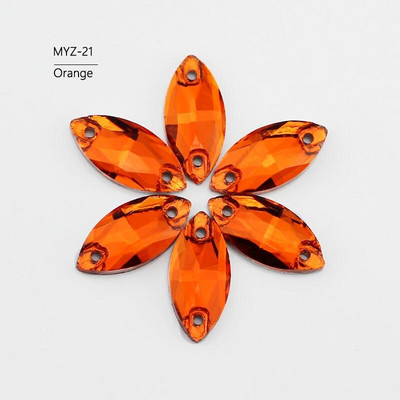 Minden méret Üvegkristály strasszra varrt lapos hátú formák színes lószem Varrható strassz ruhákhoz Esküvői ruha