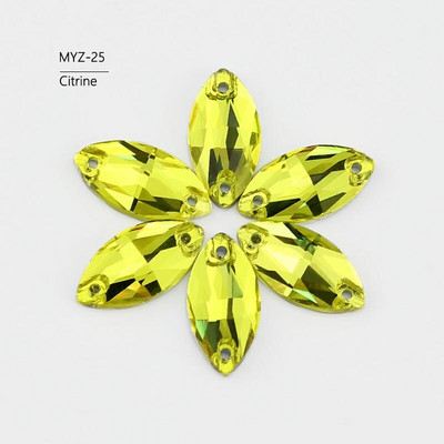 Minden méret Üvegkristály strasszra varrt lapos hátú formák színes lószem Varrható strassz ruhákhoz Esküvői ruha