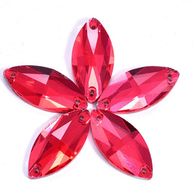 Minden méret Üvegkristály strasszra varrt lapos hátú formák színes lószem Varrható strassz ruhákhoz Esküvői ruha