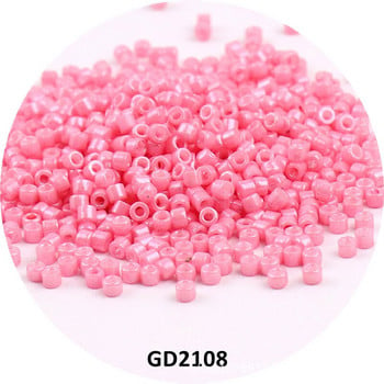 720 τμχ 2mm Αδιαφανείς χάντρες Delica Ιαπωνικά Miyuki Glass Bead Uniform Wear Resistant Spacer Beads for DIY γυναικεία ενδύματα αξεσουάρ