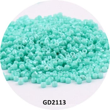 720 τμχ 2mm Αδιαφανείς χάντρες Delica Ιαπωνικά Miyuki Glass Bead Uniform Wear Resistant Spacer Beads for DIY γυναικεία ενδύματα αξεσουάρ