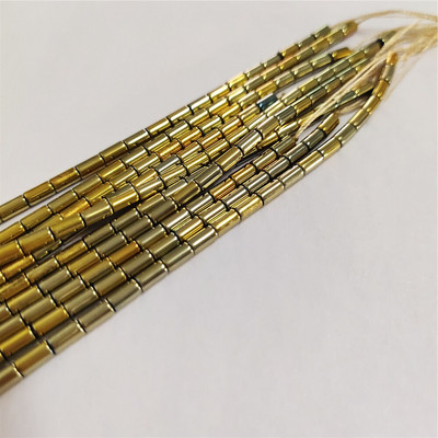 Най-висококачествени 2x4 мм тръбни стъклени кристални мъниста за изработка на облекло, бижута, изработка на мъниста Направи си сам, гривна, колие