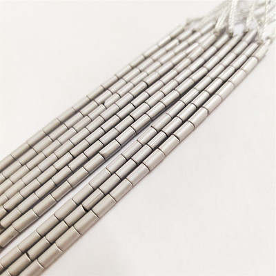 Най-висококачествени 2x4 мм тръбни стъклени кристални мъниста за изработка на облекло, бижута, изработка на мъниста Направи си сам, гривна, колие