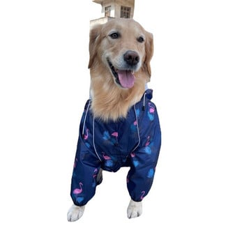 Αδιάβροχο σκυλί για κατοικίδια αδιάβροχη φόρμα βροχής για γιγάντια μεγάλα μεσαία σκυλιά Golden Retriever Παλτό για κατοικίδια εξωτερικού χώρου