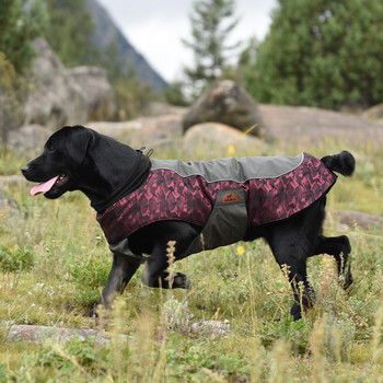 Χρώμα καμουφλάζ Ρούχα για σκύλους για κατοικίδια Ζεστά βαμβακερά ρούχα Φθινοπωρινά και χειμερινά ρούχα Αντιανεμικά και αδιάβροχα Εξωτερικά είδη κατοικίδιων ζώων