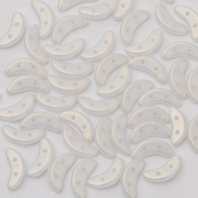 Taidian české sklenené korálky v tvare polmesiaca tyrkysovej farby, DIY korálkové šperky vo viktoriánskom štýle 3x10MM 3/5gramov/vrecko