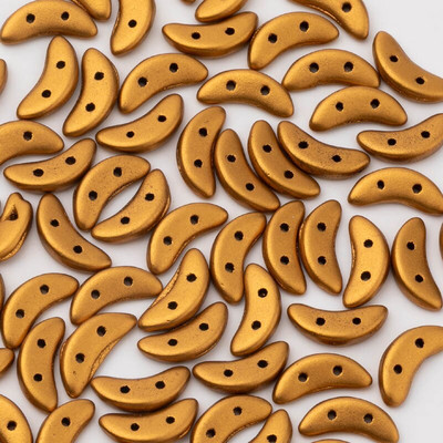 Taidian české sklenené korálky v tvare polmesiaca tyrkysovej farby, DIY korálkové šperky vo viktoriánskom štýle 3x10MM 3/5gramov/vrecko