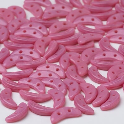 Taidian české sklenené korálky v tvare polmesiaca tyrkysovej farby, DIY korálkové šperky vo viktoriánskom štýle 3x10MM 3/5gramov/vrecko