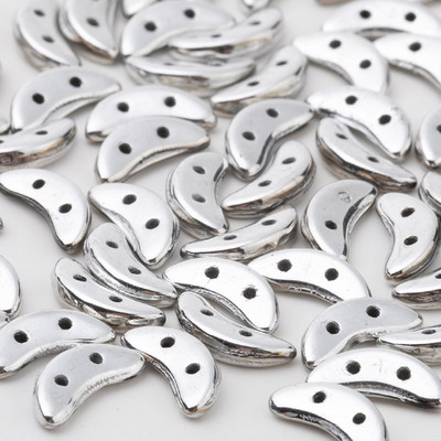 Taidian české sklenené korálky v tvare polmesiaca tyrkysovej farby, DIY korálkové šperky vo viktoriánskom štýle 3x10MM 3/5gramov/vrecko