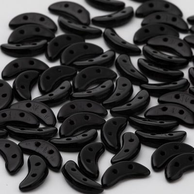 Taidian české sklenené korálky v tvare polmesiaca tyrkysovej farby, DIY korálkové šperky vo viktoriánskom štýle 3x10MM 3/5gramov/vrecko