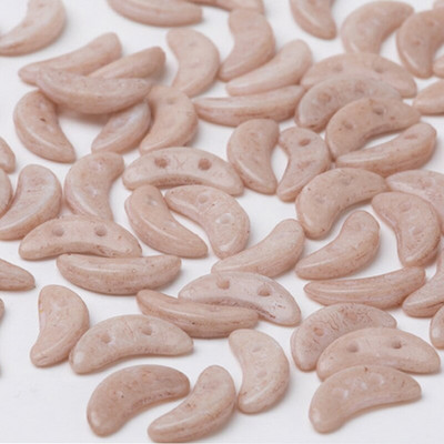 Taidian české sklenené korálky v tvare polmesiaca tyrkysovej farby, DIY korálkové šperky vo viktoriánskom štýle 3x10MM 3/5gramov/vrecko