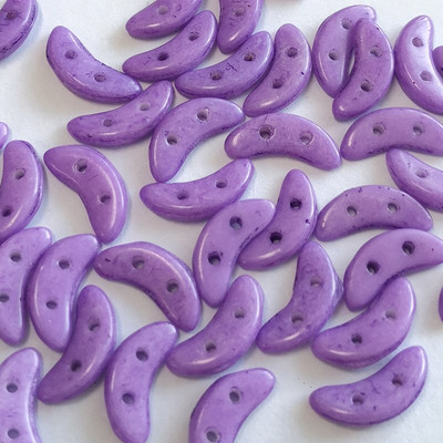 Taidian české sklenené korálky v tvare polmesiaca tyrkysovej farby, DIY korálkové šperky vo viktoriánskom štýle 3x10MM 3/5gramov/vrecko