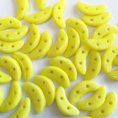 Taidian české sklenené korálky v tvare polmesiaca tyrkysovej farby, DIY korálkové šperky vo viktoriánskom štýle 3x10MM 3/5gramov/vrecko