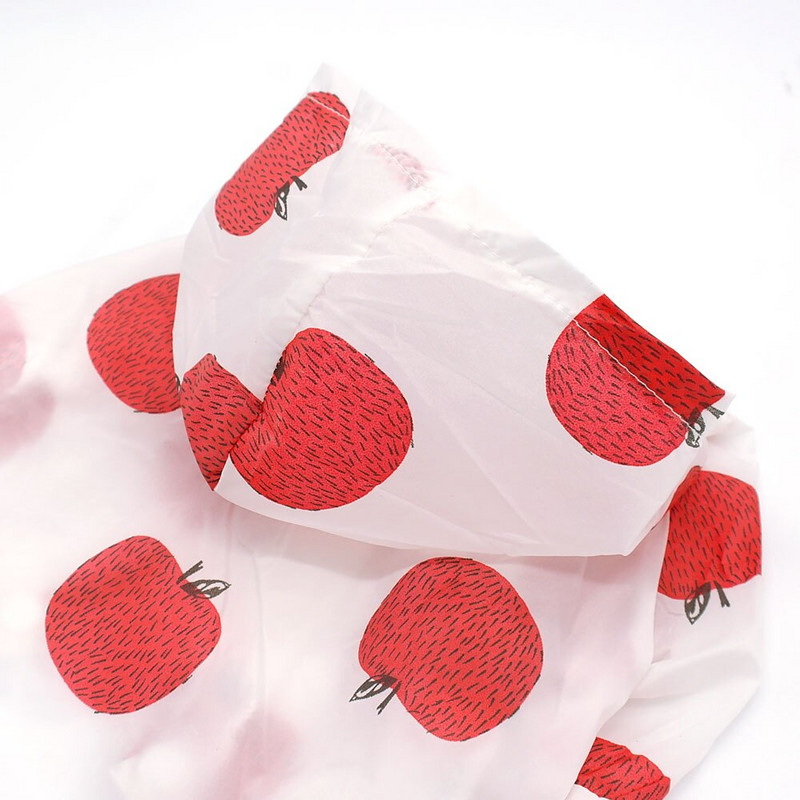 Αδιάβροχο σκύλου Αντηλιακά ρούχα Καλοκαιρινή αντηλιακή κουκούλα Ρούχα για σκύλους με στάμπα Poncho για μικρά κατοικίδια κατοικίδια κουτάβι γάτα