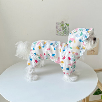 2022 Αδιάβροχο σκύλος Ρούχα για κατοικίδια με νερό για σκύλους μπουφάν βροχής Pomeranian Bichon Frize Poodle Schnauzer Ρούχα για σκύλους