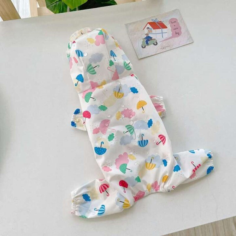 2022 Pelernă de ploaie pentru câini Îmbrăcăminte impermeabilă pentru câini Jachetă de ploaie Pomeranian Bichon Frise Pudel Schnauzer Haine pentru câini ținută Îmbrăcăminte