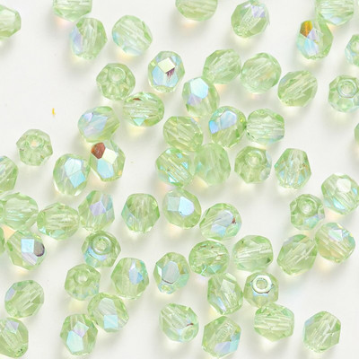 Taidian ohňom leštené české sklenené korálky v tvare jujube na výrobu módnych náušníc, personalizované viacfarebné miešanie 4 mm 5/10 gramov