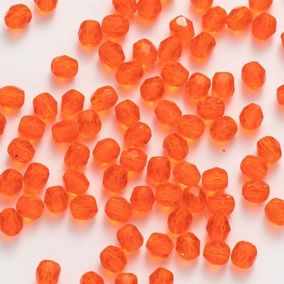 Taidian ohňom leštené české sklenené korálky v tvare jujube na výrobu módnych náušníc, personalizované viacfarebné miešanie 4 mm 5/10 gramov