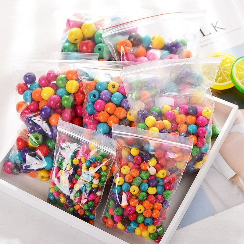 13-300 tk Värvilised puidust vahehelmed ümmargused keskkonnasõbralikud lahtised puidust helmed isetegemise tarvikud käevõrud ehete valmistamise tarvikud