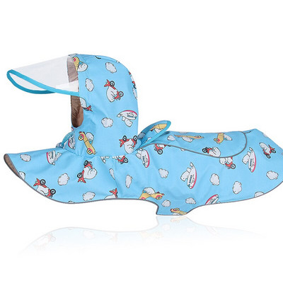 Prindi Koera vihmakate Veekindel mopsi vihmamantel helkurv lemmikloomakepp Corgi Bichionile väikestele keskmistele tõugudele kapuutsiga riided