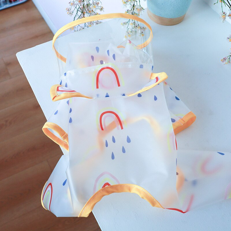 Kiskutya kültéri ruházat Kisállat kellékek Kutya Szivárvány Vízálló esőkabát Jumpsuit Esőkabát Kapucnis vízálló dzsekik