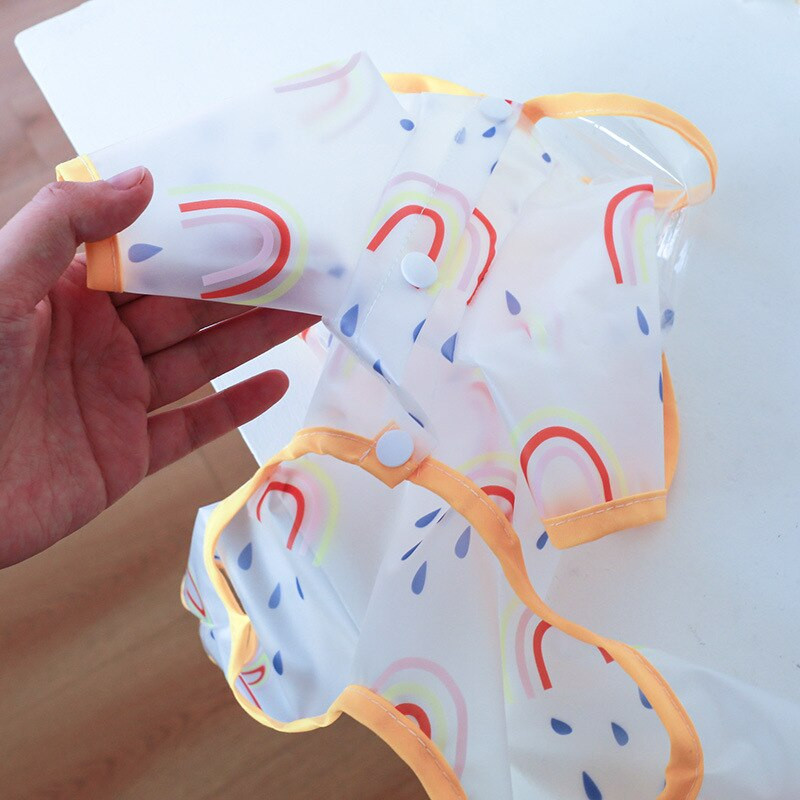 Kiskutya kültéri ruházat Kisállat kellékek Kutya Szivárvány Vízálló esőkabát Jumpsuit Esőkabát Kapucnis vízálló dzsekik