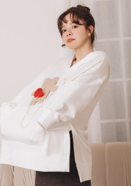 Bluza de dama pentru gravide cu gluga