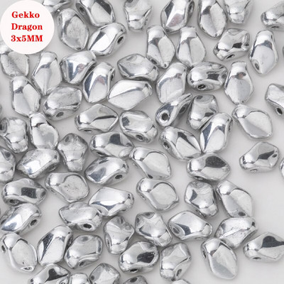 Taidian Miyuki Toho čehu stikla krelles zelta un sudrabaini franču luksusa apaļa 11/0 2mm fāzēm Bling 5/10grams/maisā