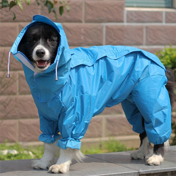 Αδιάβροχο για σκύλους Μεγάλο κατοικίδιο αδιάβροχο ρούχο βροχής για μεγάλους μεσαίους μικρούς σκύλους Golden Retriever Παλτό ρούχων για κατοικίδια εξωτερικού χώρου