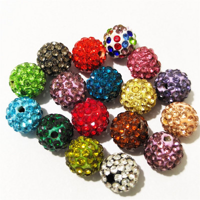 Transport gratuit! Mărgele distanțiere cu strasuri rotunde, de bună calitate, 10 mm 12 mm, margele DIY pentru accesorii de ac și fabricarea de bijuterii