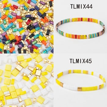 Taidian Miyuki Tila Beads For Creativity Beaded βραχιόλια Κοσμήματα εύρεσης πολλών μεγεθών και χρωμάτων 5 γραμμάρια/παρτίδα