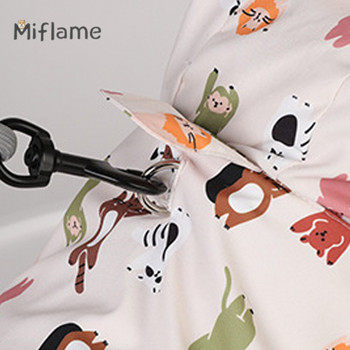 Miflame Cute Puppies Αδιάβροχο Αδιάβροχο Γαλλικό μπουλντόγκ Schnauzer Bear Print Ρούχα για κατοικίδια Καλοκαιρινό λεπτό παλτό για σκύλους Αδιάβροχο για μικρό σκύλο