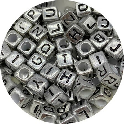 100 бр. Смесени акрилни мъниста с букви Азбука Цифрови разхлабени дистанционни мъниста за изработка на бижута Направи си сам ръчно изработена гривна Колие