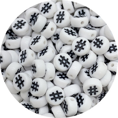 100 бр. Смесени акрилни мъниста с букви Азбука Цифрови разхлабени дистанционни мъниста за изработка на бижута Направи си сам ръчно изработена гривна Колие